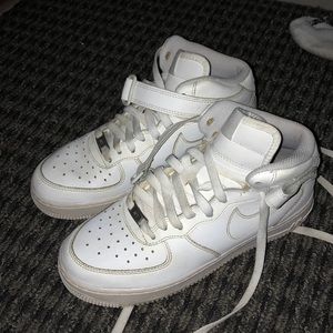 Nike white Air Force 1s